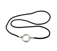 MDHQ Porta occhiali, supporto per occhiali per collana ad anello, semplice supporto per occhiali, catena per occhiali da sole, collana con cordino anti-smarrimento, per donne e uomini, Metallo