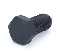Mdingbao-Bulloni esagonali M8 M10 M12 Bullone esagonale esterno esagonale 1 1.25 1.5 Filettatura fine Grado 8.8 Vite in acciaio al carbonio nero ad alta resistenza Lunghezza 16-60 mm, Forte resistenza