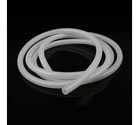 Mdingbao - Tubo flessibile in silicone per uso alimentare, 1 m, diametro esterno 4, 6, 8, 10, 16, 20, 25, 32, 38, 48 mm, diametro esterno, resistenza alle alte temperature (colore: 10 x 18 mm)