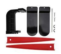 MDKSOUITY Aiuto per l'allenamento del Putt da Golf, correttore posturale Professionale per Swing da Golf, Allenatore per Pratica del Golf in Lega e plastica con Accessori Rossi Regolabili