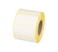 MDlabels - Etichette termiche bianche su rotolo, 60 x 30 mm, 1000 pezzi, autoadesive permanenti, per codici a barre, etichette adesive bianche da scrivere