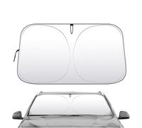 MDMDPYLCH Ombrello Parasole Auto, per VW Caddy Maxi 2004-2025, Riflettente e Protezione UV Scudo Termico Rinforzato Parasole Auto Pieghevole Parabrezza,140 * 70cm