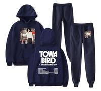 MDMLK Keshi Requiem World Tour Logo Merch Elpa con Cappuccio A Maniche Lunghe Stampata alla Moda, Poliestere, Unisex,Blu,XXL