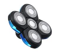 MDNHHBPZ Testine di ricambio per rasoio elettrico a 5 teste, per testa e viso, facile installazione (B)