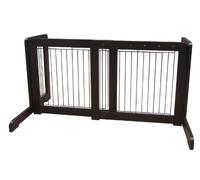 MDOG2 Free Standing Pet Gate, 23,6 a 39,4 pollici by 20,1 by 21,6 pollici, noce scuro