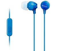 MDR-EX15AP - Cuffie In-Ear Con Microfono, Auricolari in Silicone, Blu