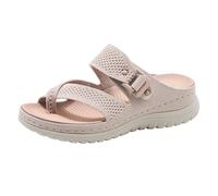 Mdrcg Sandali Infradito da Donna con Cinturino Regolabile Ciabatte Platform comode in Mesh Traspirante con Chiusura a Fibbia, Ideali da Indossare Tutto Il Giorno.,Rosa,41 EU