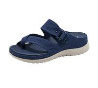 Mdrcg Sandali Infradito da Donna con Cinturino Regolabile Ciabatte Platform comode in Mesh Traspirante con Chiusura a Fibbia, Ideali da Indossare Tutto Il Giorno.,Blu,40 EU