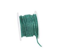 MDSIOKHJ Catena di Strass SS6-SS12 5 iarde/10 Iarde Catena a Coppa con Strass in Cristallo Multicolore da Cucire sulla Catena a in Colla su Finitura in Pietra per Cucito(Color 15,5Yards,SS12-3.0mm)