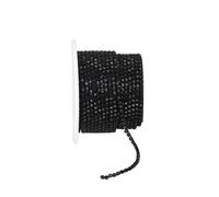 MDSIOKHJ Catena di Strass SS6-SS12 5 iarde/10 Iarde Catena a Coppa con Strass in Cristallo Multicolore da Cucire sulla Catena a in Colla su Finitura in Pietra per Cucito(Color 8,10Yards,SS8-2.5mm)
