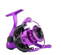 MDSIOKHJ Mulinello da Pesca Mulinello da Spinning 1000-7000 Dimensioni Max Drag 15kg Pesca alla Carpa Ultraleggero con Struttura in Metallo ad Alta velocità Liscio e Resistente(1000 Series)