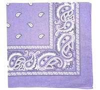 MDSTYLE Bandana extra large 68,6 x 68,6 cm, 100% cotone, per uomini e donne, fazzoletto con motivo cachemire, sciarpa, bandana jumbo, Lavanda, X-Large