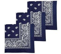 MDSTYLE Bandana extra large 68,6 x 68,6 cm, 100% cotone, per uomini e donne, fazzoletto con motivo cachemire, fascia per capelli, sciarpa, bandana jumbo, X-Large