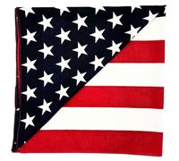 MDSTYLE Bandana extra large 68,6 x 68,6 cm, 100% cotone, per uomini e donne, fazzoletto con motivo cachemire, sciarpa, bandana jumbo, Bandiera degli Stati Uniti., X-Large