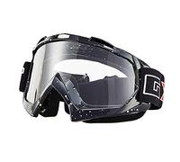 Mdurian Occhiali da moto motocicletta Dirt Bike Occhiali da sci corsa per fuoristrada ATV scooter occhiali sole con protezione UV antipolvere len trasparente