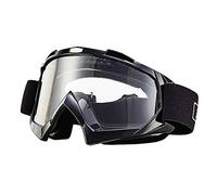 Mdurian Occhiali da moto motocicletta Dirt Bike Occhiali da sci corsa per fuoristrada ATV scooter occhiali sole con protezione UV antipolvere len trasparente