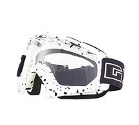 Mdurian Occhiali da moto motocicletta Dirt Bike Occhiali da sci corsa per fuoristrada ATV scooter occhiali sole con protezione UV antipolvere len trasparente