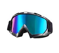 Mdurian Occhiali da moto motocicletta Dirt Bike Occhiali da sci corsa per fuoristrada ATV scooter occhiali sole con protezione UV antipolvere len colorato