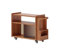 MDXHKK Carrello Da Soggiorno Retrò Con Deposito, Con Tavolino Da Caffè, Tavolino, Banchi Per Sala Da Pranzo Camera Da Letto Da Cucina Esterna Interna,Natural