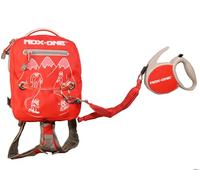 MDXONE Imbracatura da snowboard per bambini con guinzaglio retrattile e elastici Absorb (ROSSO), logo Yetis Inverno 22/23