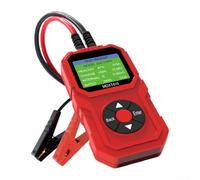 MDXT-610 Tester per batteria auto, 12 V, misuratore di resistenza interna, display LCD per analisi di tensione SOH SOC, tester di sistema di avviamento e carica, multilingue, blu