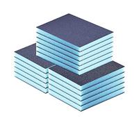 MDYBF 16 pezzi di spugne abrasive, riutilizzabili e lavabili per plastica, metallo (100 120 220)