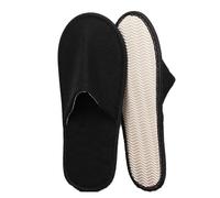 MdybF Ciabatte USA e Getta 10Pair Semplice Casa Slipper Uomini Donne Viaggio Monouso Slipper House Indoor Pantofole-Nero-Taglia Unica