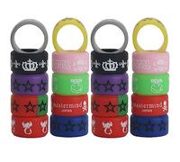 MDYNI 20 Pezzi Silicone Anti Slip Anelli In Gomma Protettiva Bande per RBA RDA Serbatoio Vapor Meccanico Vape Mod