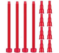 MDYNI Adattatore di ricarica per accendino butano, adattatore per serbatoio di butano, 12 pezzi, per convertire l'ugello del butano nel serbatoio gonfiabile, testa di ricarica universale del gas