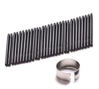MDYNI Confezione da 30 penne di ricambio con 1 pennino touch, strumento di rimozione, punta per penna stilo touch, ricarica durevole per penna da disegno Wacom, pennino standard