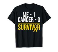 Me 1 Cancro 0 Mese di sensibilizzazione al cancro infantile sopravvissuto Maglietta