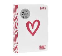 ME - Agenda Classic Edition, Taccuino 16 Mesi Medium Giornaliero, con Copertina Morbida con Grafica in Rilievo e 512 Pagine, Ideale per Scuola Media, Superiore e Università, 12 x 16,5 cm