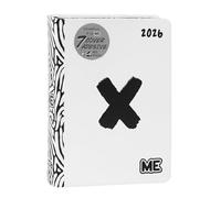 ME - Agenda Giornaliera 16 Mesi Medium 2025-2026, Agenda Classic Edition, con Copertina Morbida con Grafica in Rilievo e 512 Pagine, Ideale per Scuola Media, Superiore, 12x16,5 cm, Bianca
