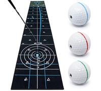 ME AND MY GOLF 6 IN 1 Games Golf Putting Mat (14ft) - Includes Instructional Training Videos