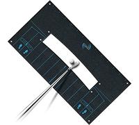 ME AND MY GOLF Ball Striker Alignment Towel - Includes Instructional Training Videos, Black