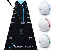 ME AND MY GOLF Breaking Ball Putting Mat - Simulare Breaking Putts a casa