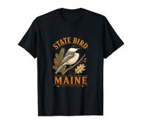 Me Birdwatching Chickadee-Titmouse Maglietta con Stampa Grafica Economica
