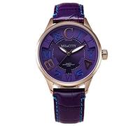 ME&CITY Luxury Unique Ladies Watches Regalo Impermeabile al Quarzo Vestito Cinturino in Vera Pelle Popolare Moda Casual Orologio