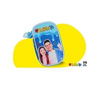 ME CONTRO TE ASTUCCIO CON CERNIERA OVALE JUMBO CON PATELLA INTERNA PORTAPENNE COLORE AZZURRO LUI' E SOFI'