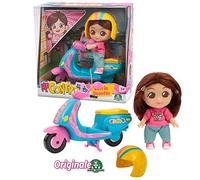 Me Contro Te - Mini Doll 12 cm Sofi in Scooter, per Rivivere Tutte le Avventure con il Suo Scooter Glitterato, per Bambine a Partire dai 3 Anni, Multicolore, MEC29000, Giochi Preziosi