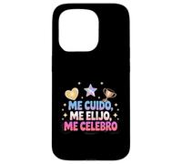Me Cuido, Me Elijo, Me Celebro Empowerment Citazione Custodia per iPhone 15 Pro