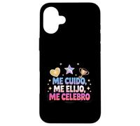 Me Cuido, Me Elijo, Me Celebro Empowerment Citazione Custodia per iPhone 16 Plus