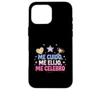 Me Cuido, Me Elijo, Me Celebro Empowerment Citazione Custodia per iPhone 16 Pro Max