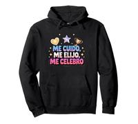 Me Cuido, Me Elijo, Me Celebro Empowerment Citazione Felpa con Cappuccio