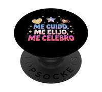 Me Cuido, Me Elijo, Me Celebro Empowerment Citazione PopSockets PopGrip Adesivo
