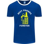 Me E Birra Best Friends Forever Divertente Uomo Ringer Fotl