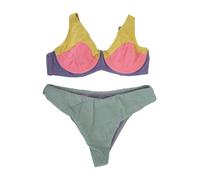 Me-Fui - Bikini con Gancio - -Swimwear -Donna -Multicolore -M