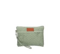 Me Fui pochette mare in rafia verde UNI