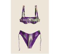 Me Fui Costume / Bermuda da spiaggia bikini reggiseno con ferretto e slip in Multicolore IT S