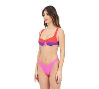 Me-Fui FUI Bikini Multicolore da Donna in Lycra Goffrata L